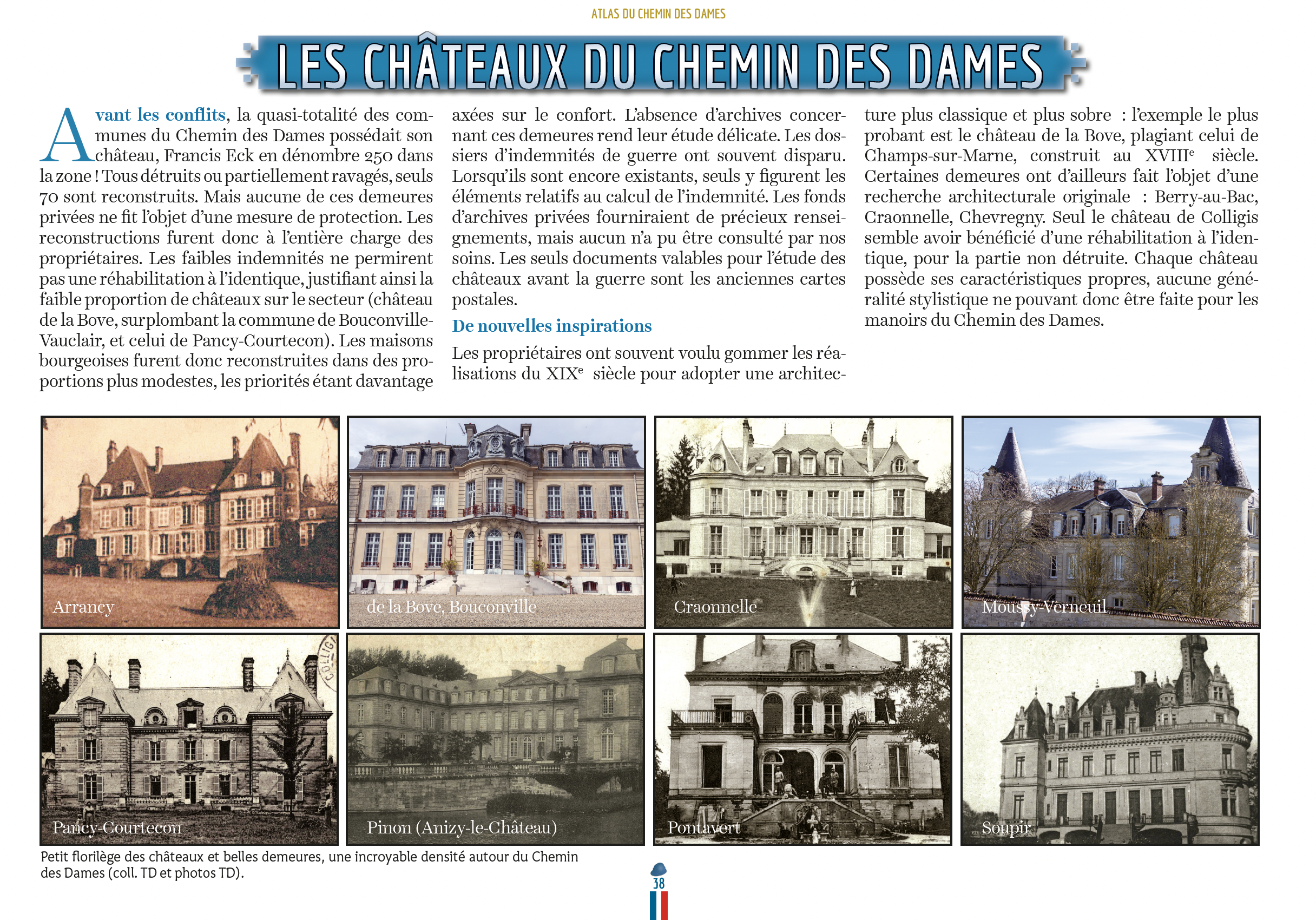 Atlas du Chemin des Dames - page intérieure